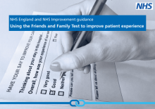 NHS England and NHS Improvement guidance: Using the Friends and Family Test to improve patient experience